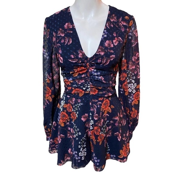 KEEPSAKE the Label Pants - Keepsake The Label Need You Now Playsuit Navy Floral Size S Fits like XS